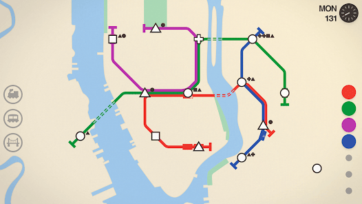 Mini Metro Gameplay Screenshot 2